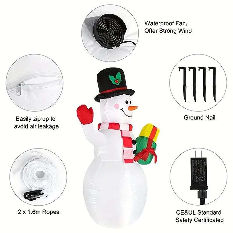 5FT Christmas Inflatable Snowman