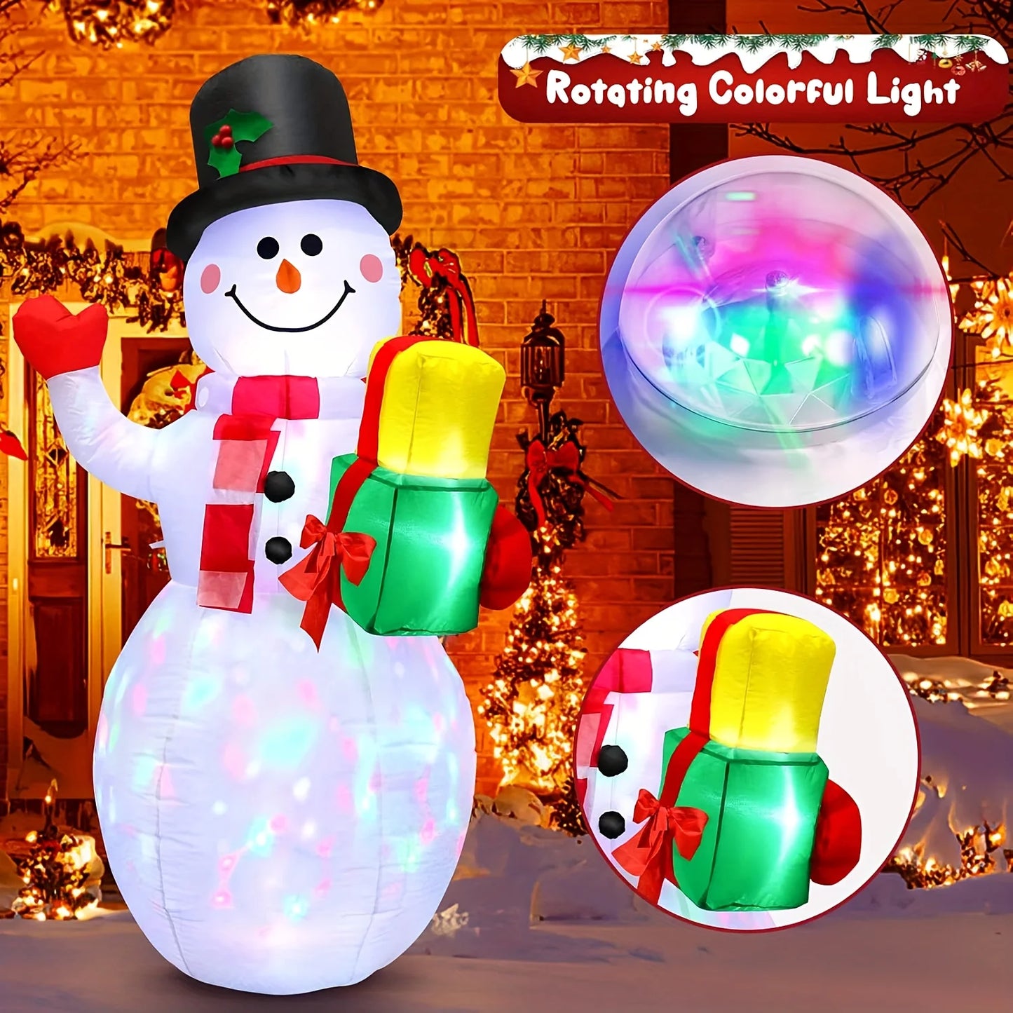 5FT Christmas Inflatable Snowman