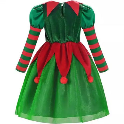 Boys Girls Elf Party Christmas Cosplay Costumes Elf